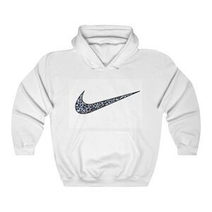 Custom made Unisex White or Black Pullover Hoodie Hooded Sweatshirt NWOT